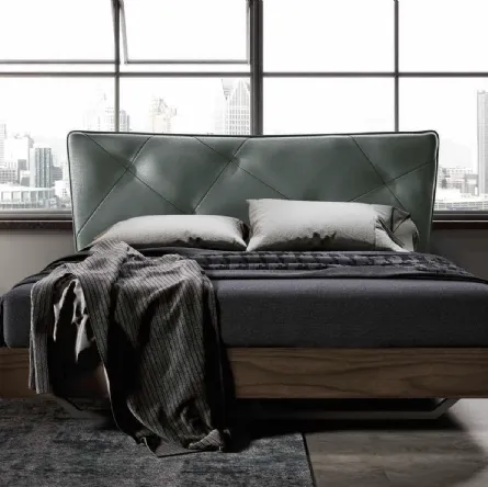 Letto imbottito Dione di Imab