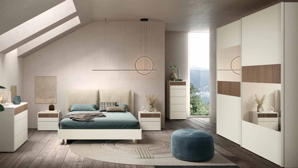 Letto Double Box con contenitore di Cecchini Italia