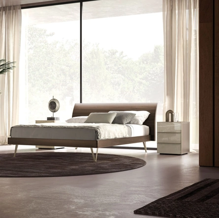 Letto Loge Night 34 in materico Cotto di Orme