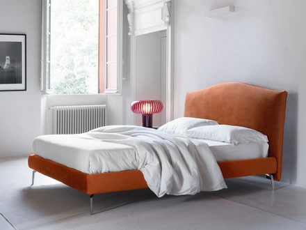 Letto con testiera arrotondata Lyle Modern di Noctis