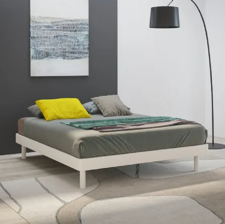 Letto sommier Reno in laccato opaco di Giessegi