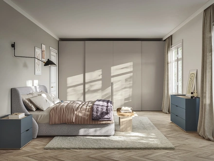 Letto con testiera Snug di Colombini Casa