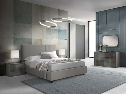 Letto con box contenitore Stella Imbottito di Mobil Più