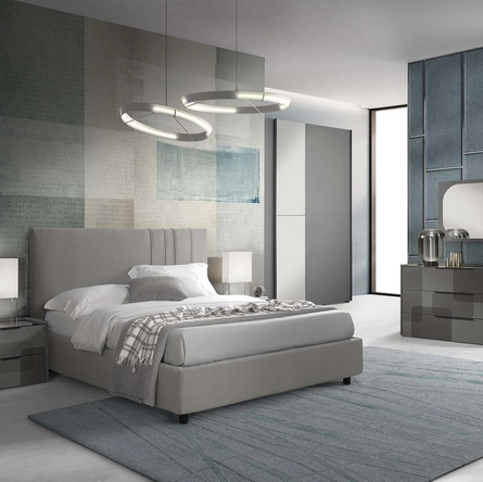 Letto con box contenitore Stella Imbottito di Mobil Più