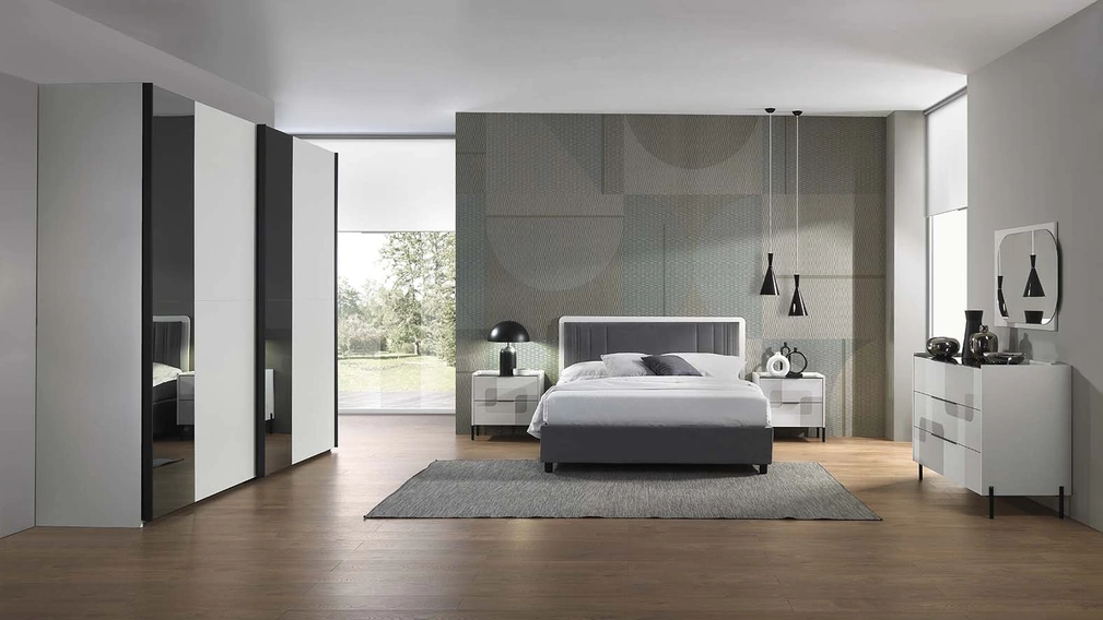 Letto con box contenitore Stella Imbottito di Mobil Più