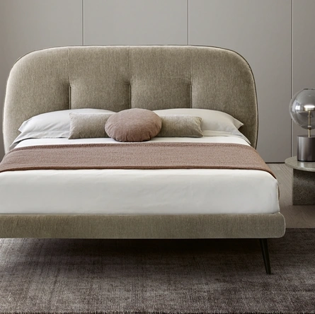 Letto in tessuto imbottito Tratto di San Lorenzo