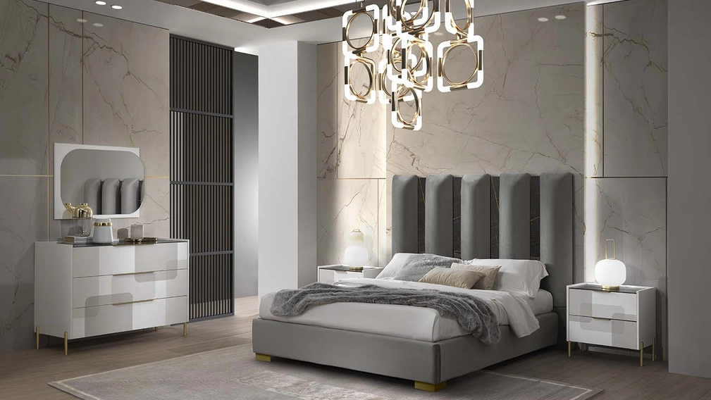 Letto Fantasy Luxury con testiera di Mobil Più