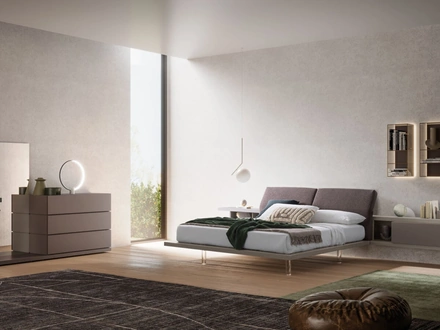 Letto Zefiro Night 20 in tessuto imbottito di Orme