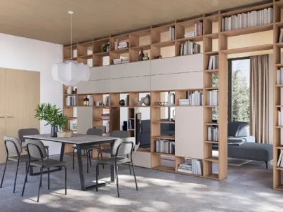 Libreria divisoria Golf Infinity L04 di Colombini Casa