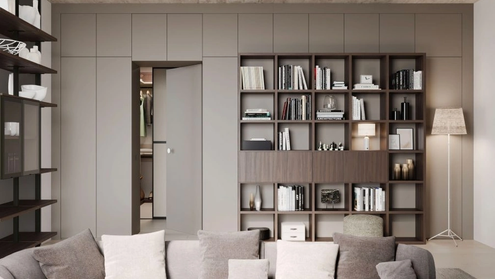 Libreria componibile in melaminico di Nardi Interni