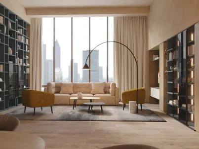 Libreria componibile LV701 di Giessegi