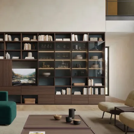 Libreria a muro LV724 di Giessegi