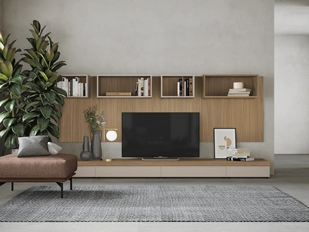 Parete Attrezzata Golf Contract R02 di Colombini Casa