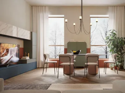 Parete Attrezzata Living LV705 di Giessegi
