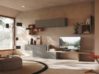 Parete Attrezzata Living LV713 di Giessegi