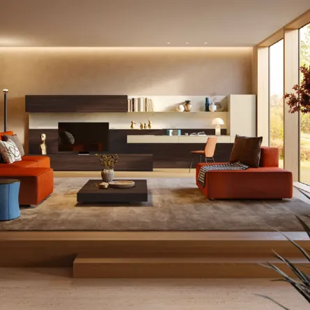 Parete Attrezzata Living LV714 di Giessegi