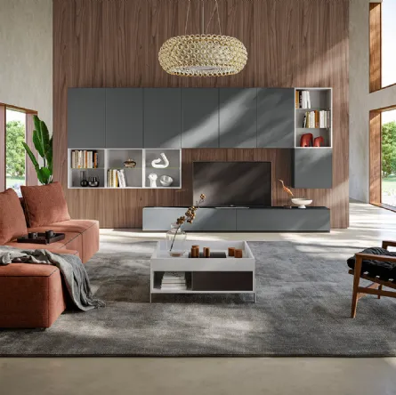 Parete Attrezzata Living LV727 di Giessegi