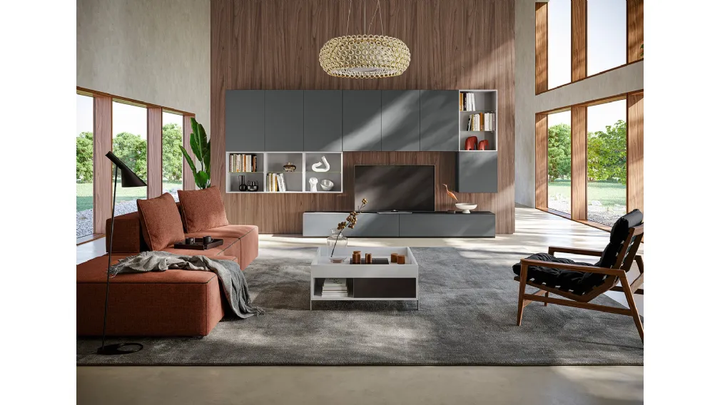 Parete Attrezzata Living LV727 di Giessegi