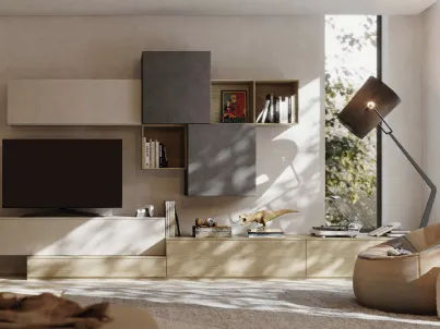 Parete Attrezzata Living LV729 di Giessegi