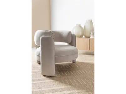 Poltroncina in tessuto Aisha di Bizzotto