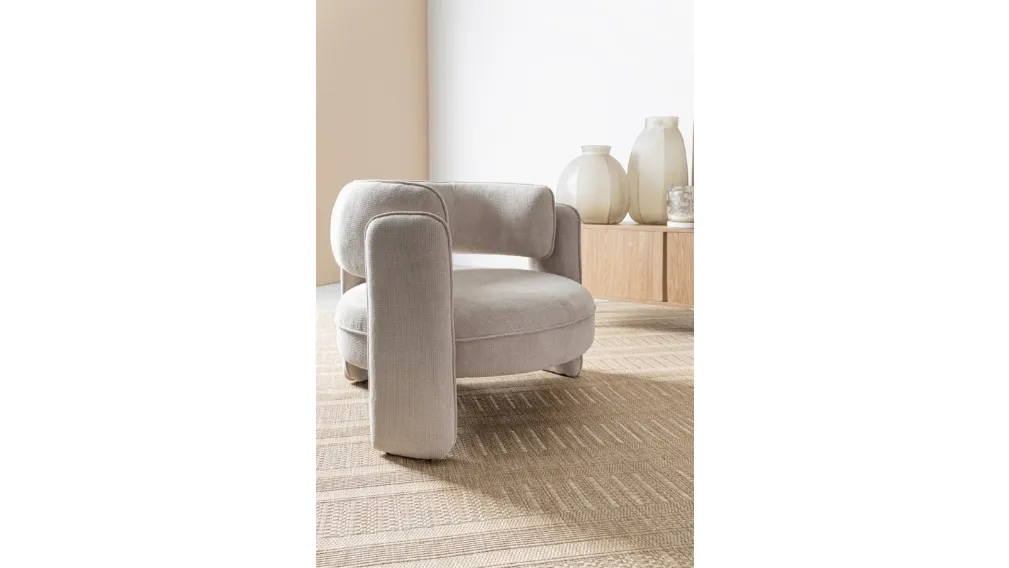 Poltroncina in tessuto Aisha di Bizzotto