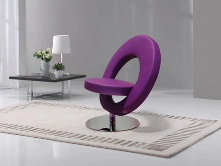 Poltroncina in pelle Atollo di Delta Salotti