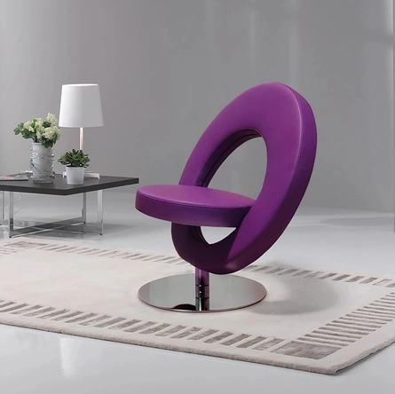 Poltroncina in pelle Atollo di Delta Salotti