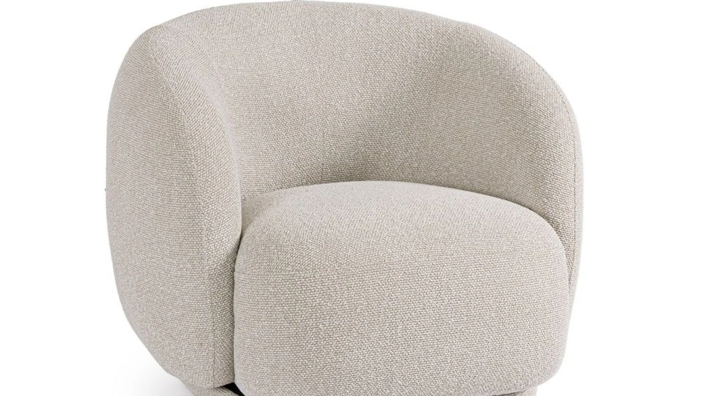 Poltrona girevole Brittany di Bizzotto