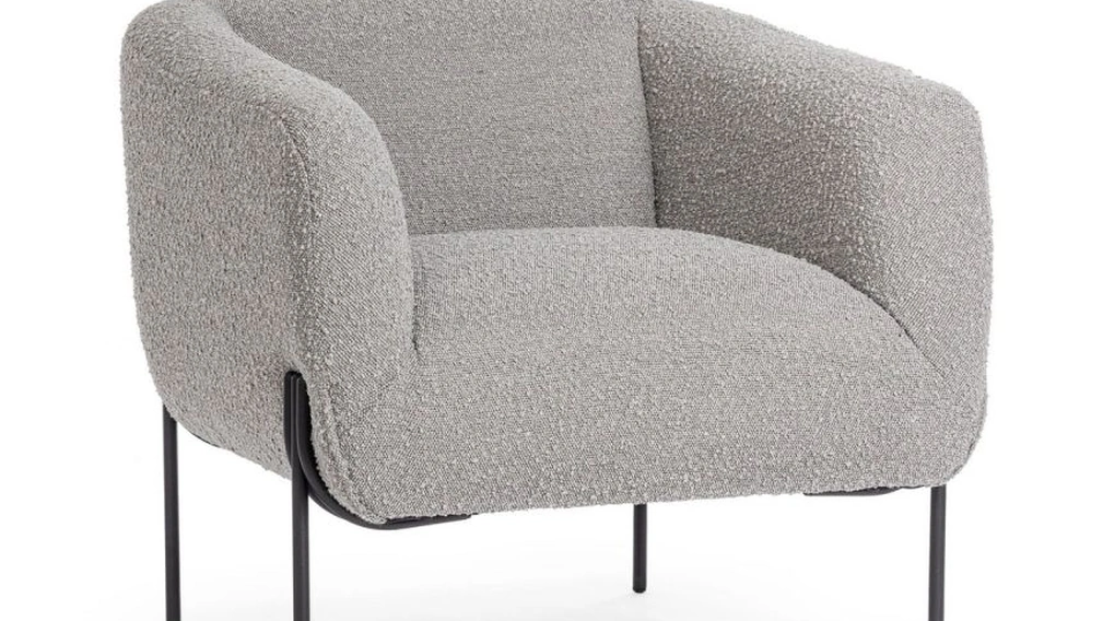Poltroncina in tessuto Claudine di Bizzotto