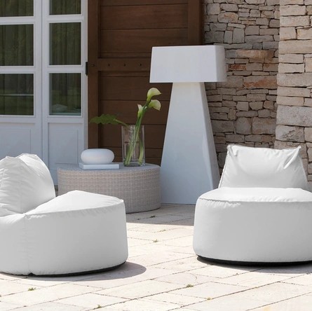 Poltroncina in tessuto Frog di Delta Salotti
