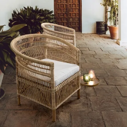 Poltroncina in rattan Josefina di Bizzotto