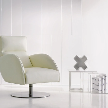 Poltrona in pelle  Just di Delta Salotti