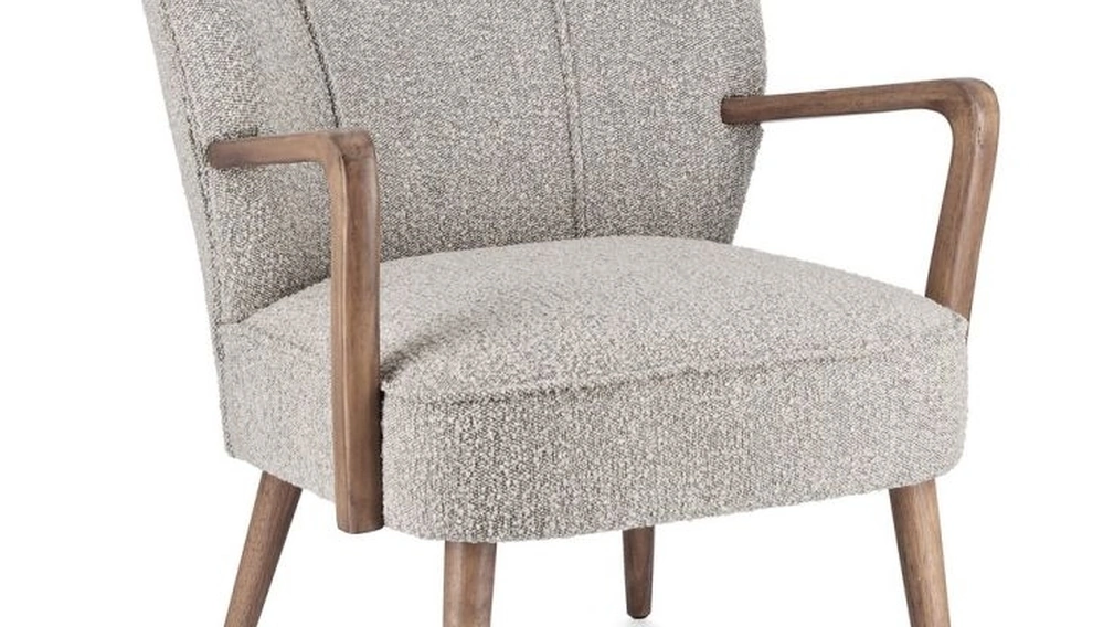 Poltroncina in tessuto e legno Moritz di Bizzotto