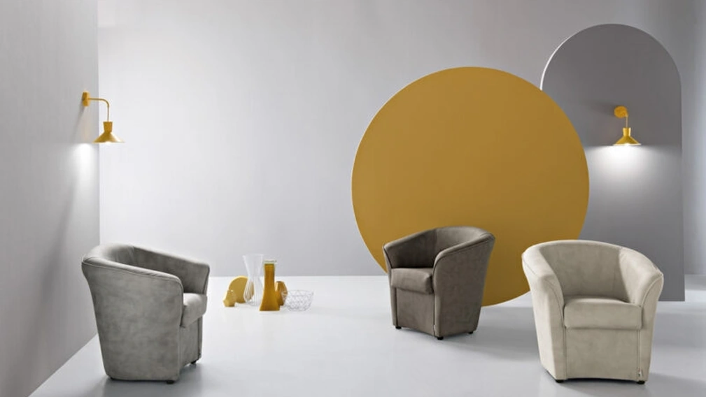 Poltroncina Valentina Nabuk di Ikone Casa