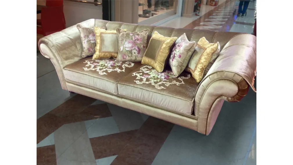 Divano classico in tessuto Elegance di Mobil Più