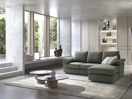 Divano con penisola Mabel di Biel