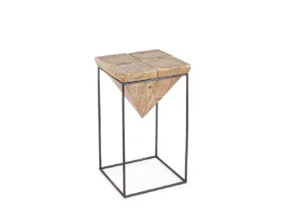 Sgabello Prismy in Legno di Bizzotto