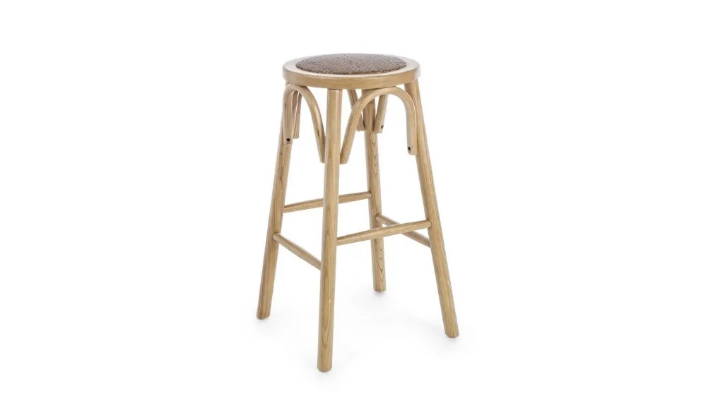 Sgabello in legno Circle di Bizzotto