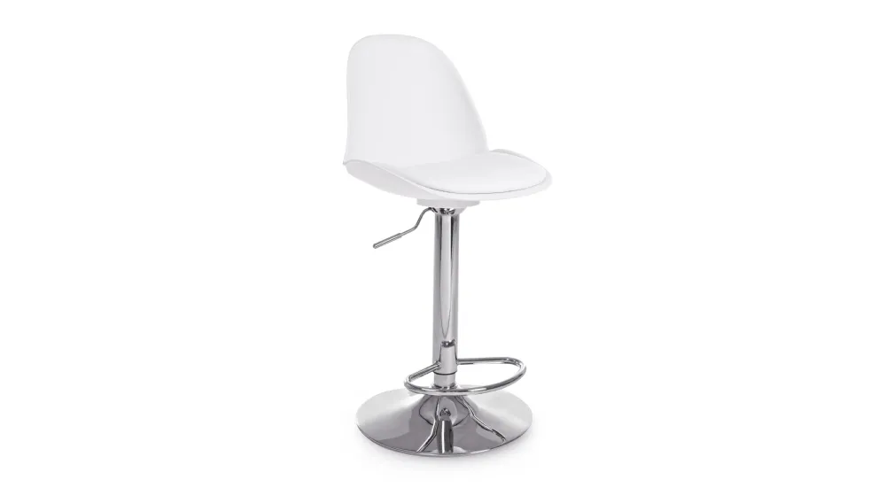 Sgabello Clapton Bianco di Bizzotto