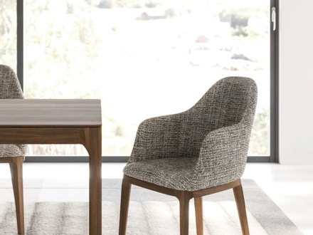 Sedia in tessuto e legno Movida di Orme