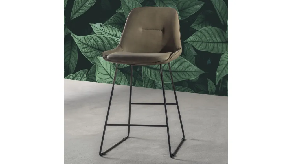 Sgabello Norway Stool a slitta di La Seggiola