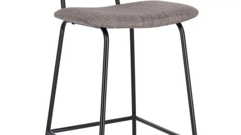 Sgabello in legno e acciaio Sienna di Bizzotto