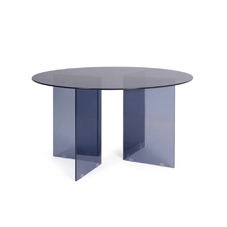 Tavolo rotondo Iride to Dark di Bizzotto