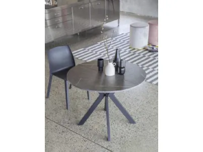 Tavolo rotondo allungabile Micro Round di La Seggiola