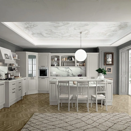 Cucina Classica con isola Mida 01 di Colombini Kitchen