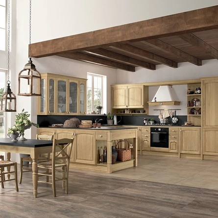 Cucina Classica con penisola Mida 05 di Colombini Kitchen