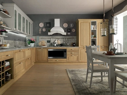 Cucina Classica angolare Mida 07 di Colombini Kitchen