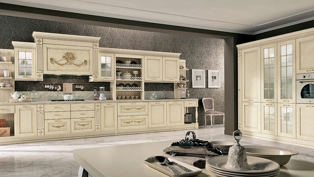 Cucina Classica ad angolo Opera 05 di Colombini Kitchen