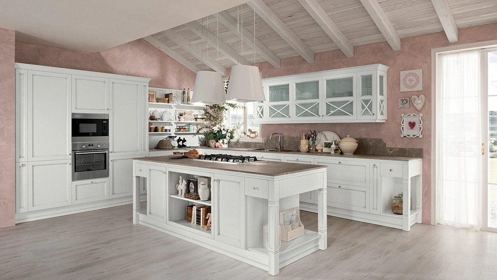 Cucina Classica con isola Sinfonia 04 di Colombini Kitchen