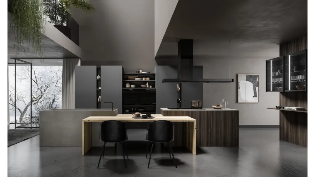 Cucina Design con isola Lab13 Kitchen 04 di Aran